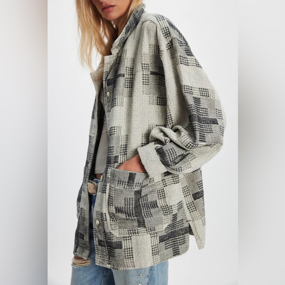 NWT Free People Keep It Cozy Shirt Shacket - Picture 3 of 6